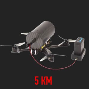 Станція керування з оптоволокном FPV Дрона 5 км