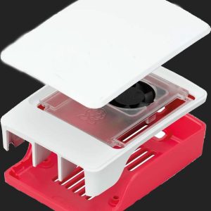 Корпус Raspberry Pi 5 Case Red/White