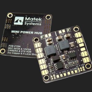 Розподільна плата Matek MINI POWER HUB з беками на 5V і 12V